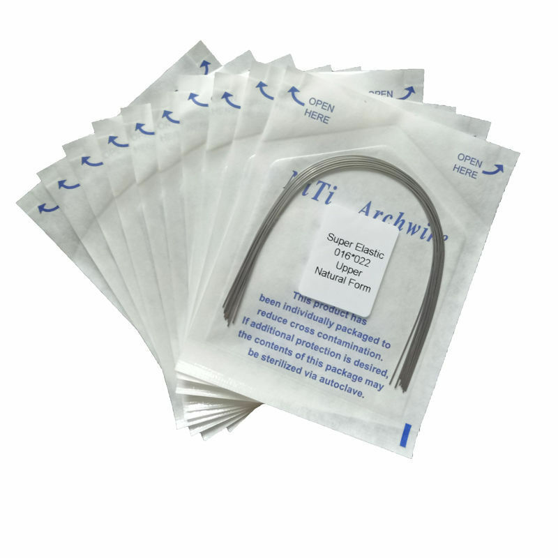 10-Pack Dental Orthodontic Elastic NITI Arch Wire Rectangular Ovoid U/ L image 3