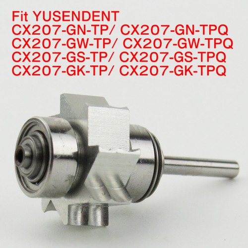 YUSENDENT Professional Dental Cartridge Rotor CX207-G-TP for Fiber-Optic Torque Head Handpiece image 1