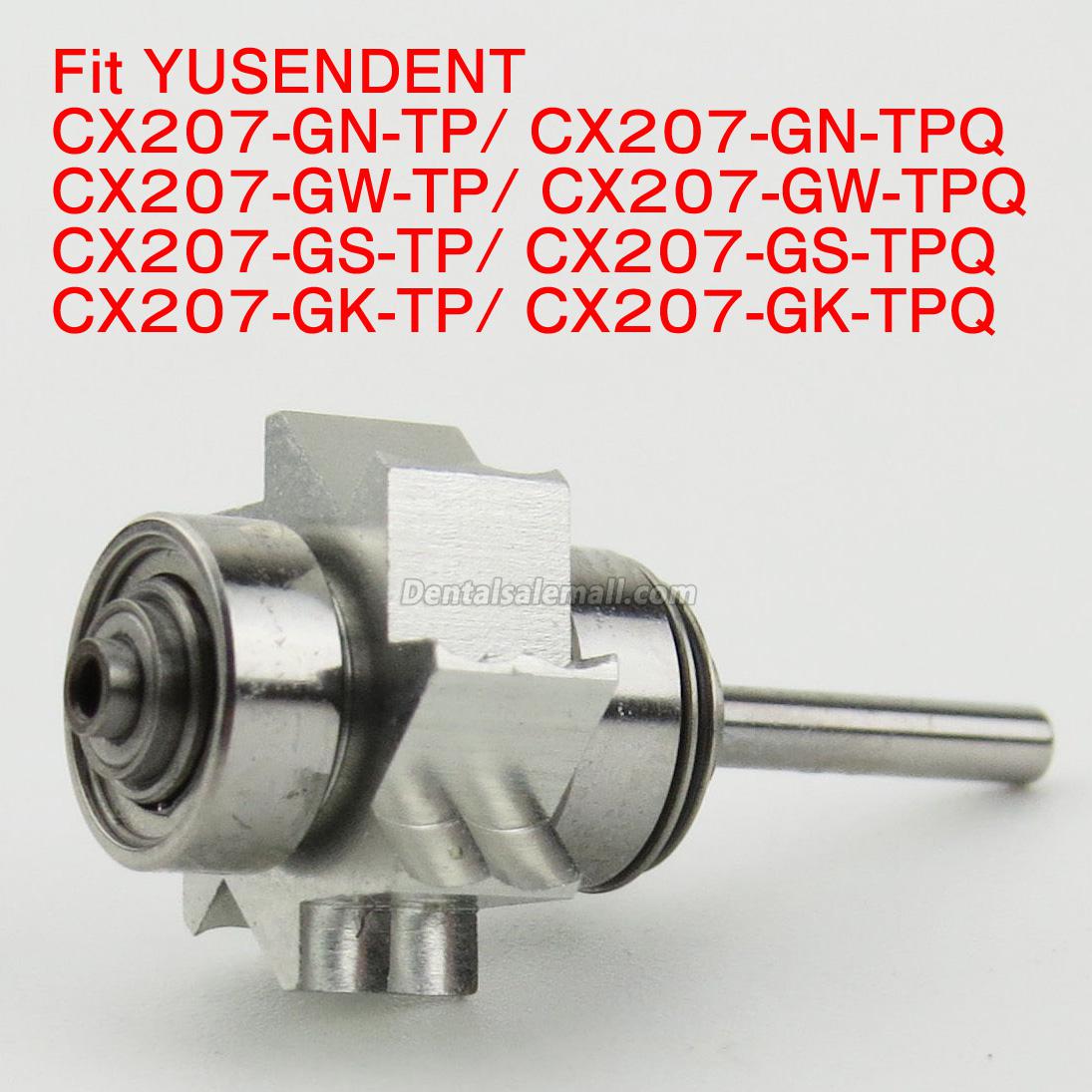 YUSENDENT Professional Dental Cartridge Rotor CX207-G-TP for Fiber-Optic Torque Head Handpiece image 2