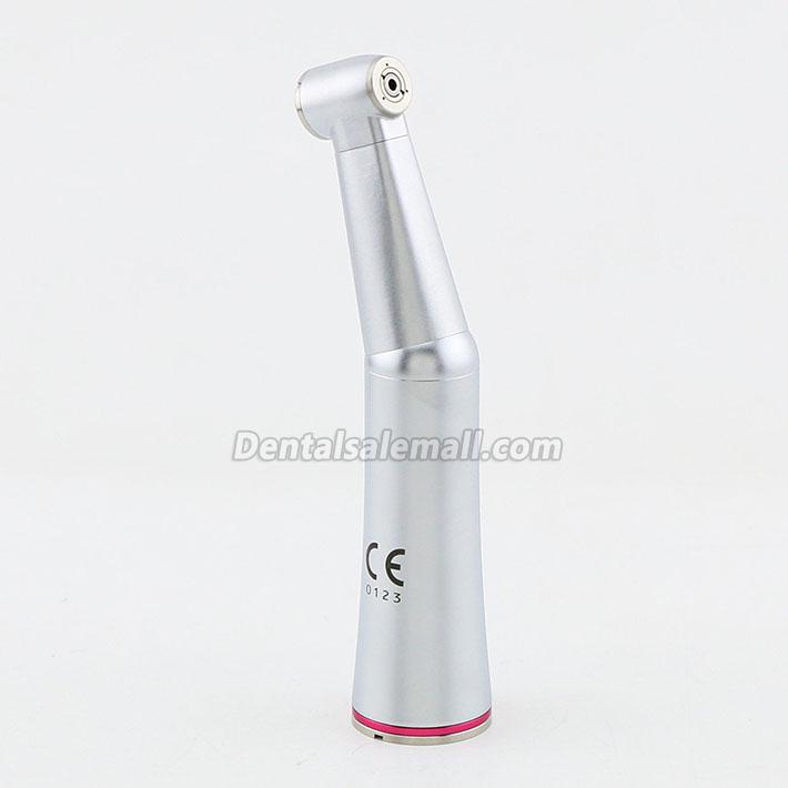 BEING Professional Dental 1:5 Fiber-Optic LED Inner Water Contra-Angle Handpiece Rose 202CA15 Red Ring image 4