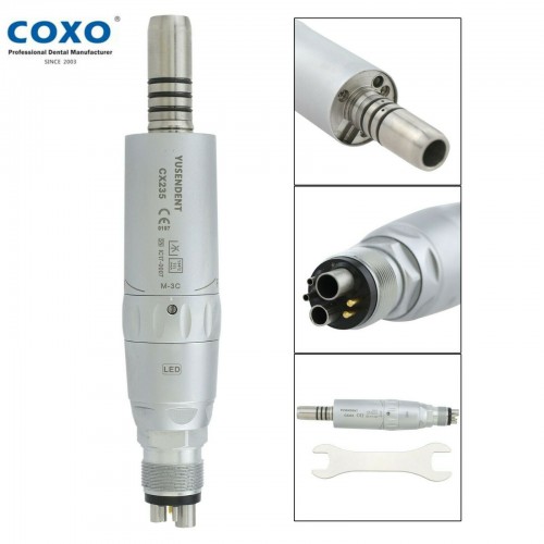 YUSENDENT COXO CX235-3C Dental LED Fiber-Optic Air Motor Handpiece 6-Hole E Type, Compatible with NSK KaVo image 1