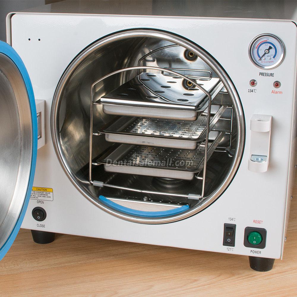 18L Medical Professional Dental Lab Steam Autoclave Sterilizer image 4
