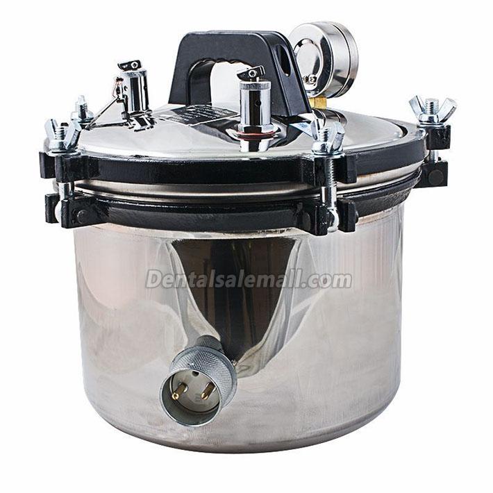 8L Portable Steam Autoclave Sterilizer for Professional Dental Medical Stainless Steel Seal image 2