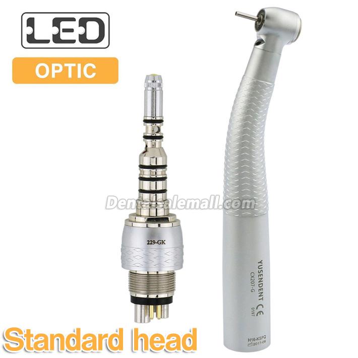 YUSENDENT® CX207-GK-PQ Professional Dental Turbine Handpiece with KaVo Roto Quick Coupler image 3