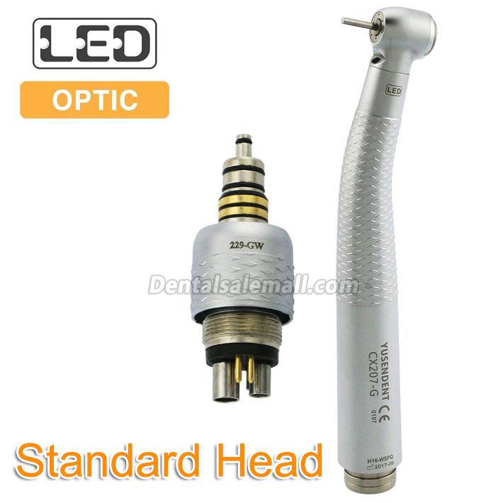 YUSENDENT® CX207-GW-PQ Professional Dental Turbine Handpiece with W&H Roto Quick Coupler image 3