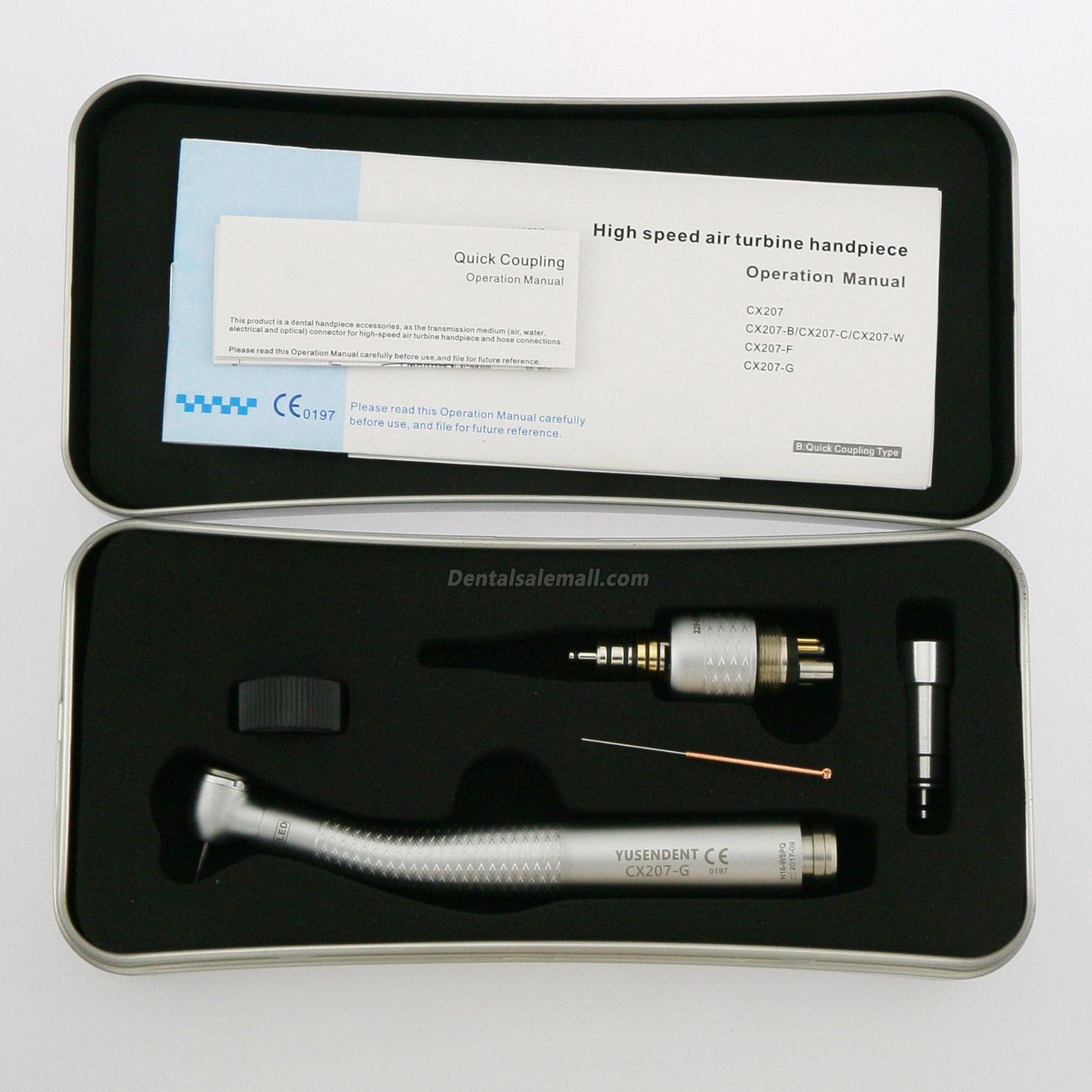 YUSENDENT® CX207-GW-PQ Professional Dental Turbine Handpiece with W&H Roto Quick Coupler image 12