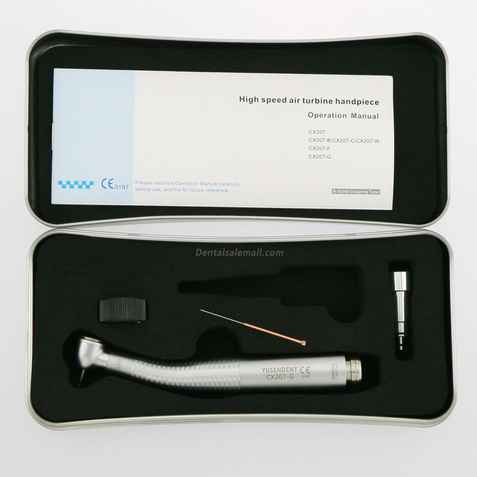 YUSENDENT® CX207-GW-TP Professional Dental Led Turbine Handpiece Compatible W&H (NO Quick Coupler) image 12