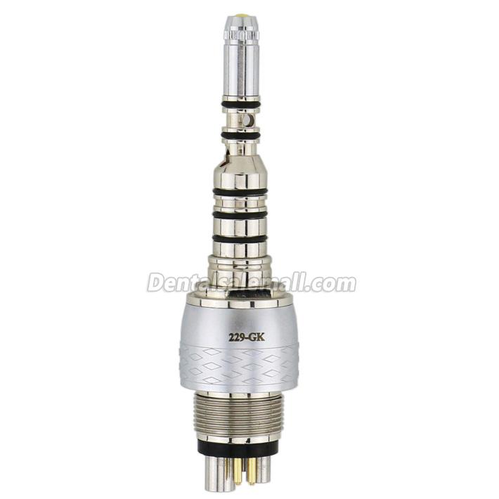 YUSENDENT Professional Dental Fiber-Optic Handpiece LED Quick Coupling Kavo Multiflex 6 Pin image 2