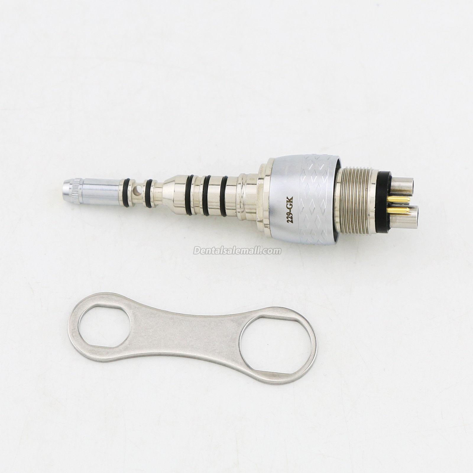 YUSENDENT Professional Dental Fiber-Optic Handpiece LED Quick Coupling Kavo Multiflex 6 Pin image 9