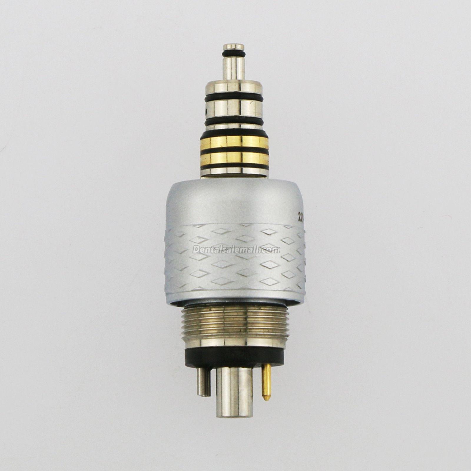 COXO CX229-GW Professional Dental Coupling Coupler 6-Hole for Fiber-Optic High-Speed Turbine Handpiece image 4