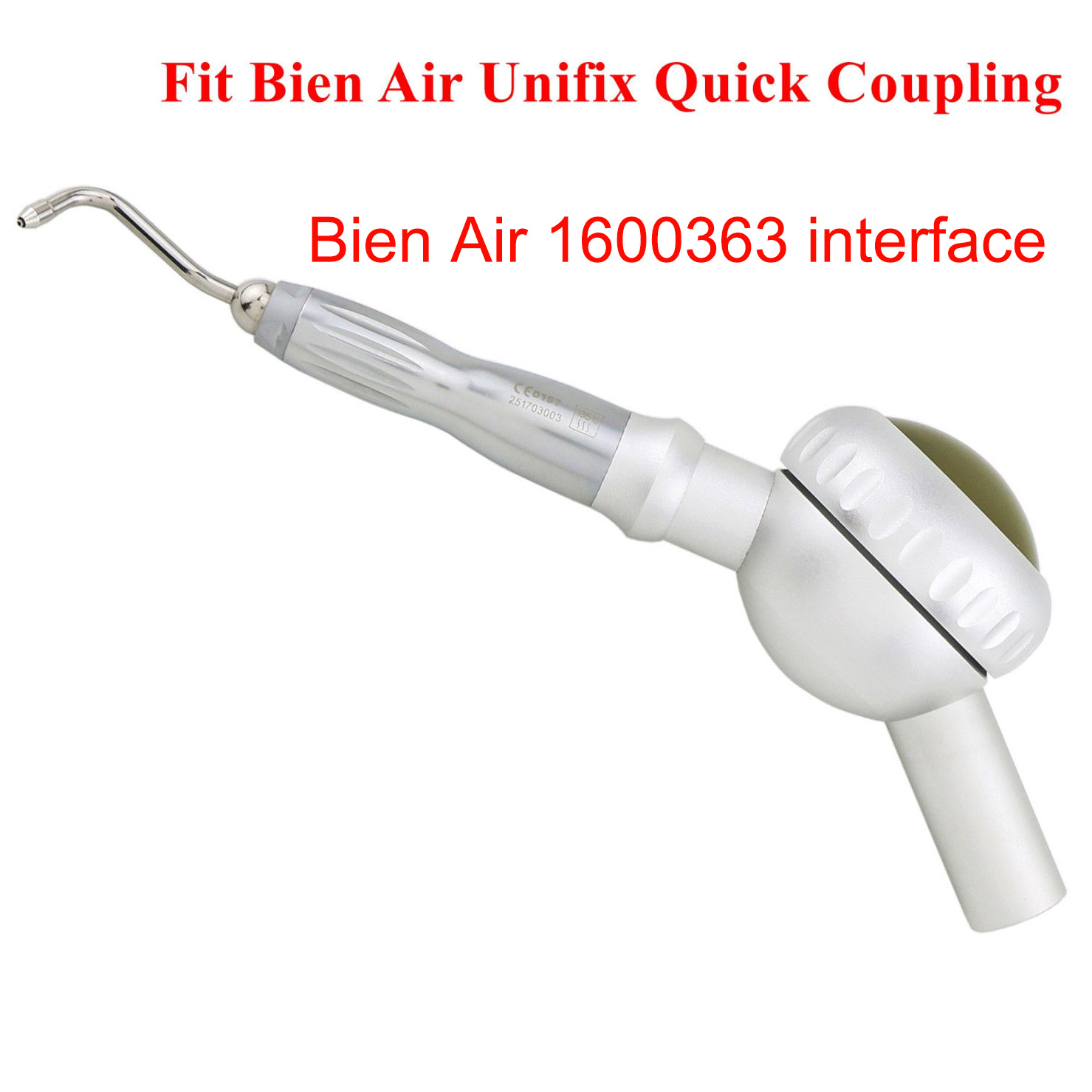 Dental Polishing Polisher Hygiene Air Jet Prophy Mate Unit, Compatible with Bien Air 1600363 Coupling image 2