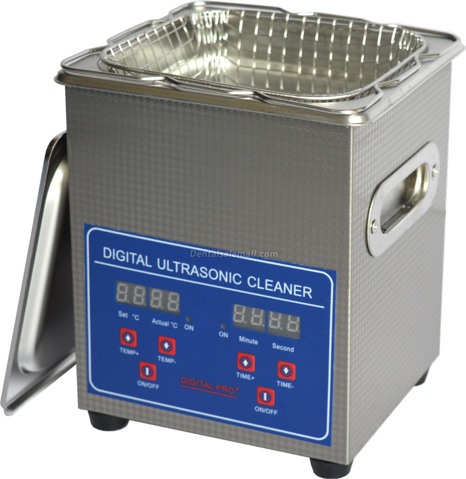 2L Professional Dental Stainless Steel Ultrasonic Cleaner Machine Digital Control JPS-10a image 4