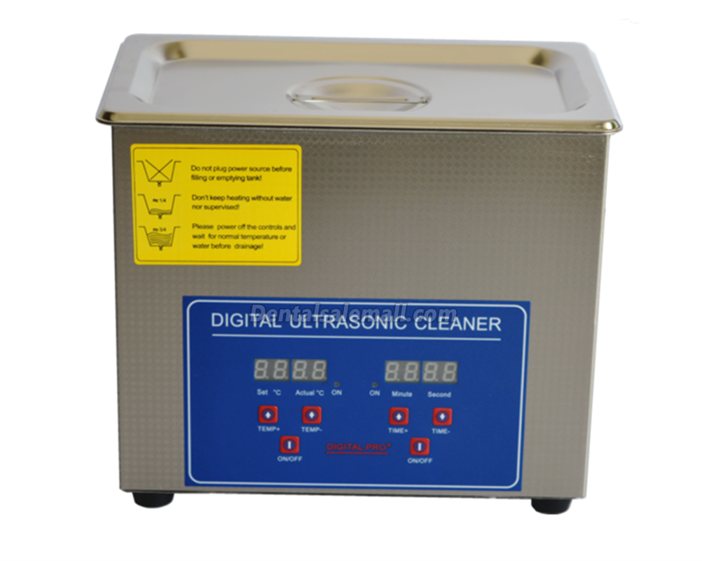 3L Tank Capacity Stainless Ultrasonic Cleaner Machine with Cleaning Basket for Professional Use image 3