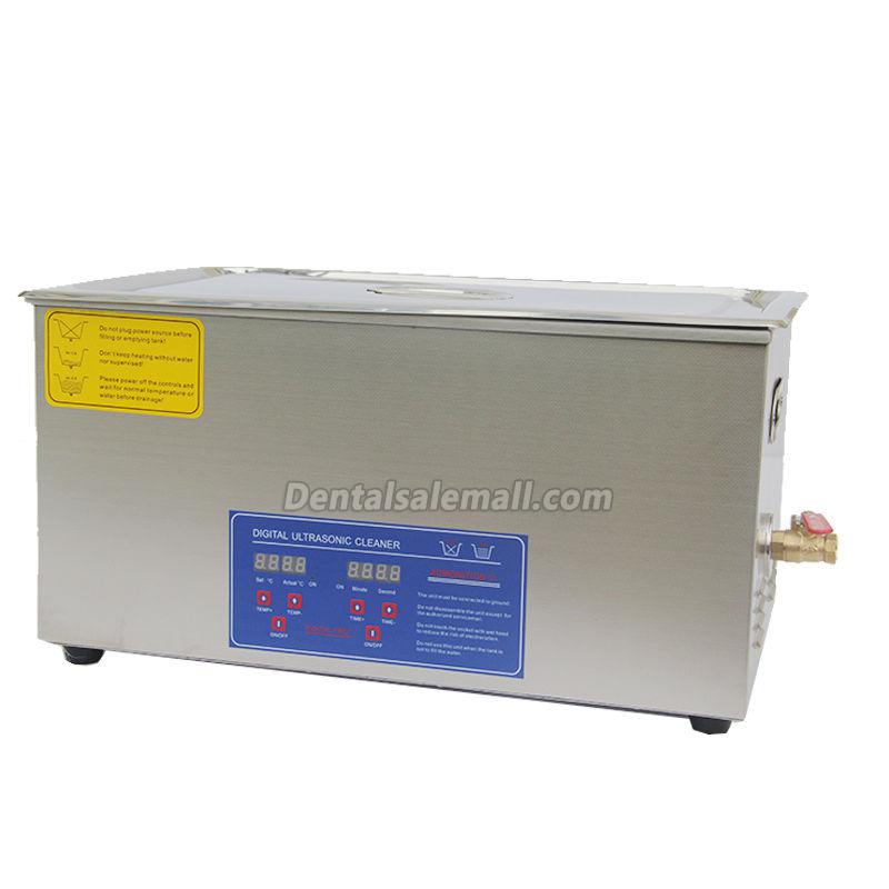 22L Stainless Ultrasonic Cleaner Machine JPS-80a with Digital Control LCD ＆ NC Heating for Professional Use image 4