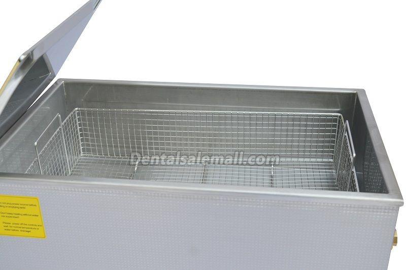 22L Stainless Ultrasonic Cleaner Machine JPS-80a with Digital Control LCD ＆ NC Heating for Professional Use image 7