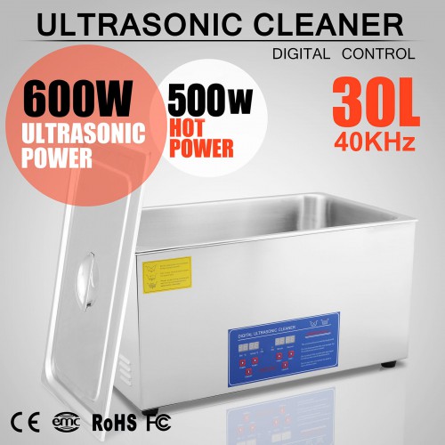 30L Stainless Steel Ultrasonic Cleaner Machine Cleaning Machine JPS-100a for Professional Use image 1