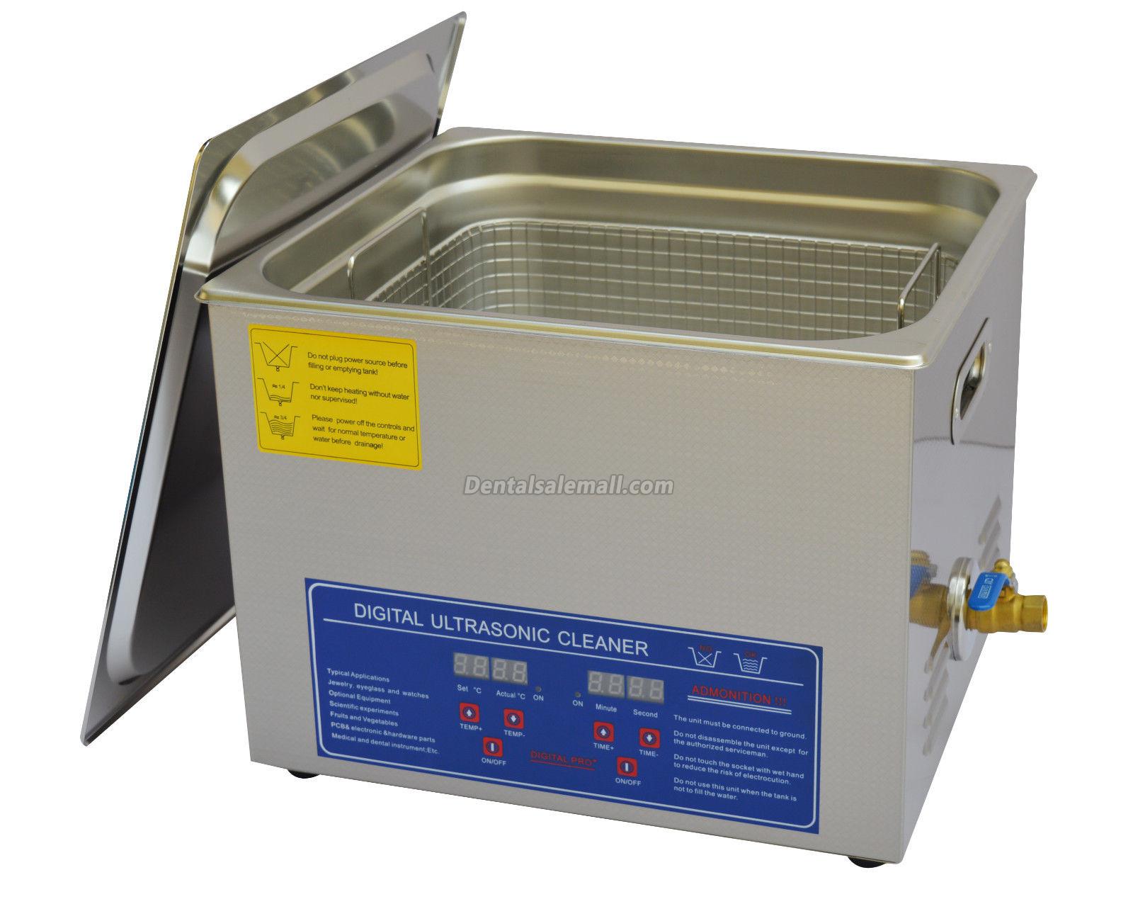 19L Stainless Ultrasonic Cleaner JPS-70a with Digital Control LCD ＆ NC Heating for Professional Use image 2