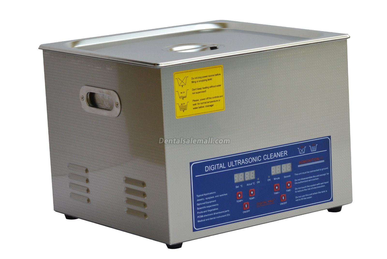 19L Stainless Ultrasonic Cleaner JPS-70a with Digital Control LCD ＆ NC Heating for Professional Use image 4
