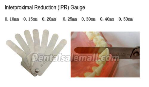 2-Set Dental Orthodontic Interproximal Reduction IPR Gauge Reciprocating System image 3