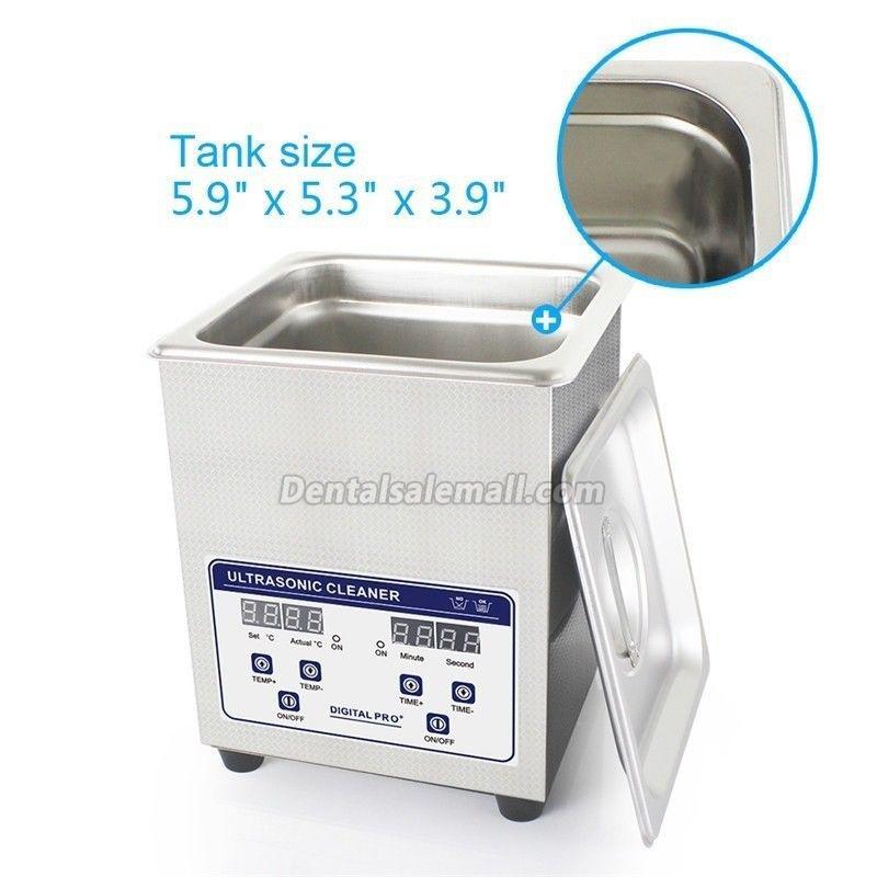 2L Industry Digital Ultrasonic Cleaner Machine Heater Timer Stainless Jewel Clean Tank for Professional Use image 6