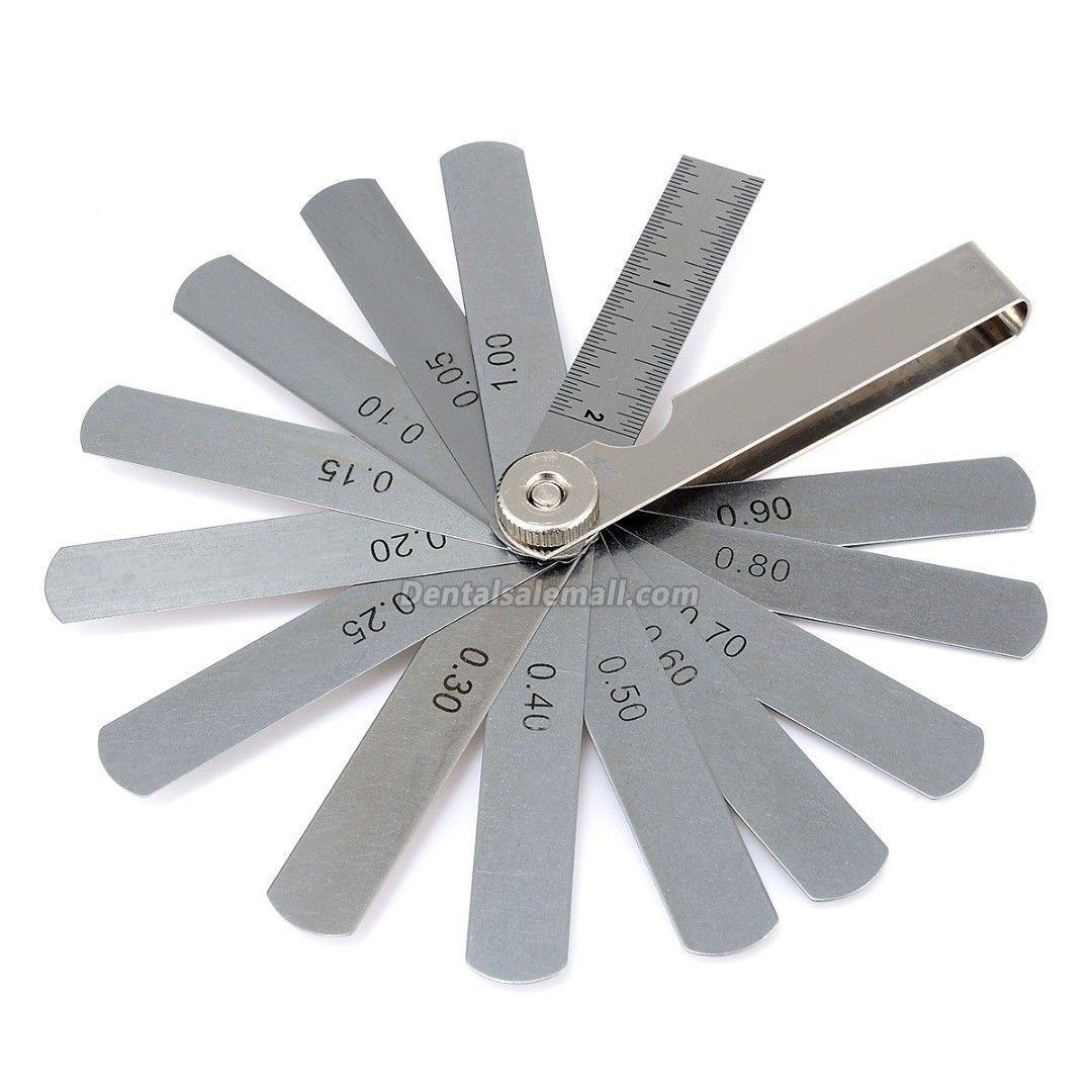 Professional Dental Orthodontic Interproximal Enamel Reduction IPR Gauge Ruler 0.05-1.00 mm image 2