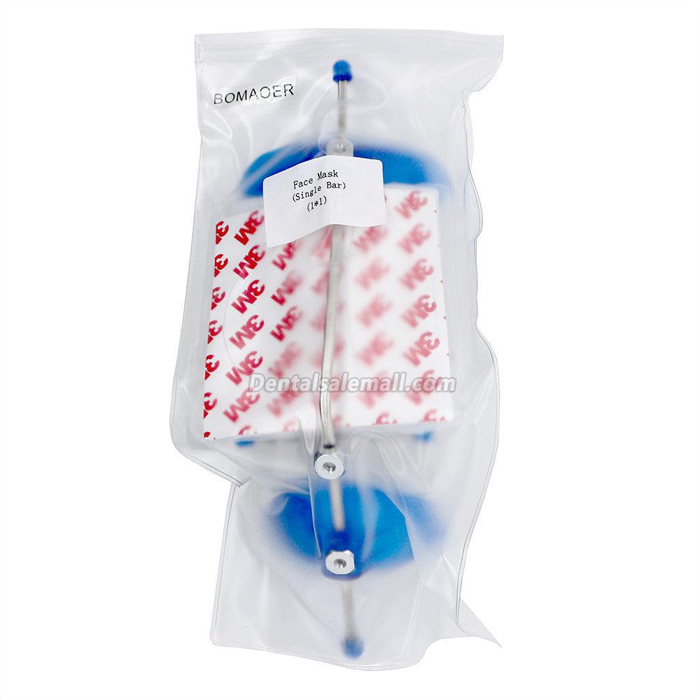 1-Piece Dental Orthodontic Forward Pull Facemask Single Bars Blue image 4