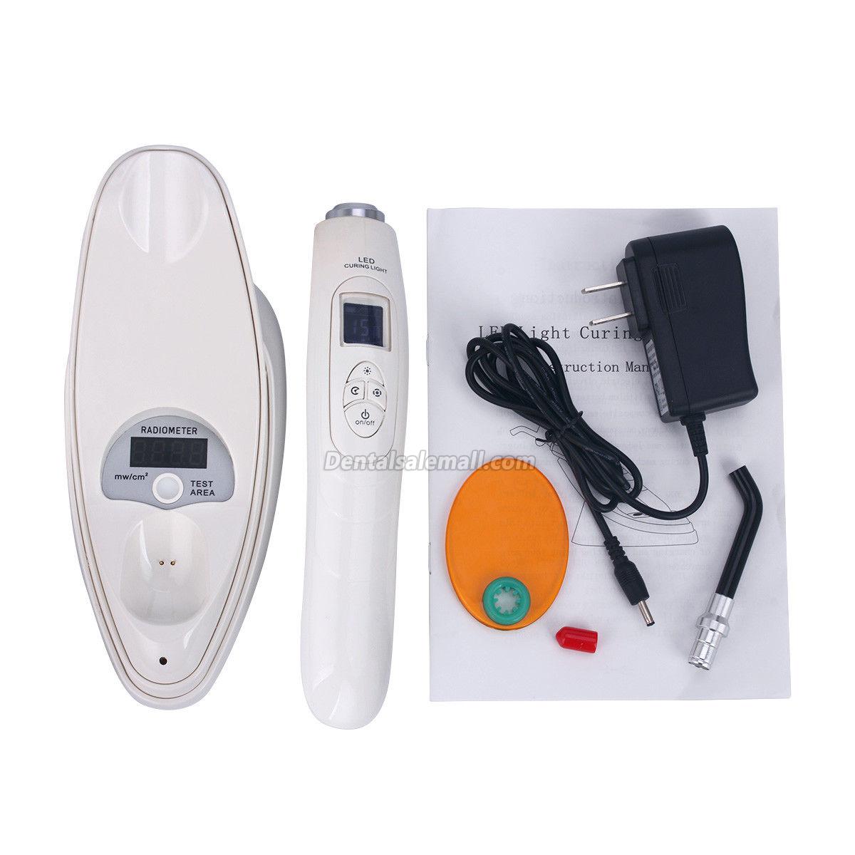 Professional Dental LED Curing Lamp Wireless Resin Cure with Light Meter 2000mW/cm2 image 9