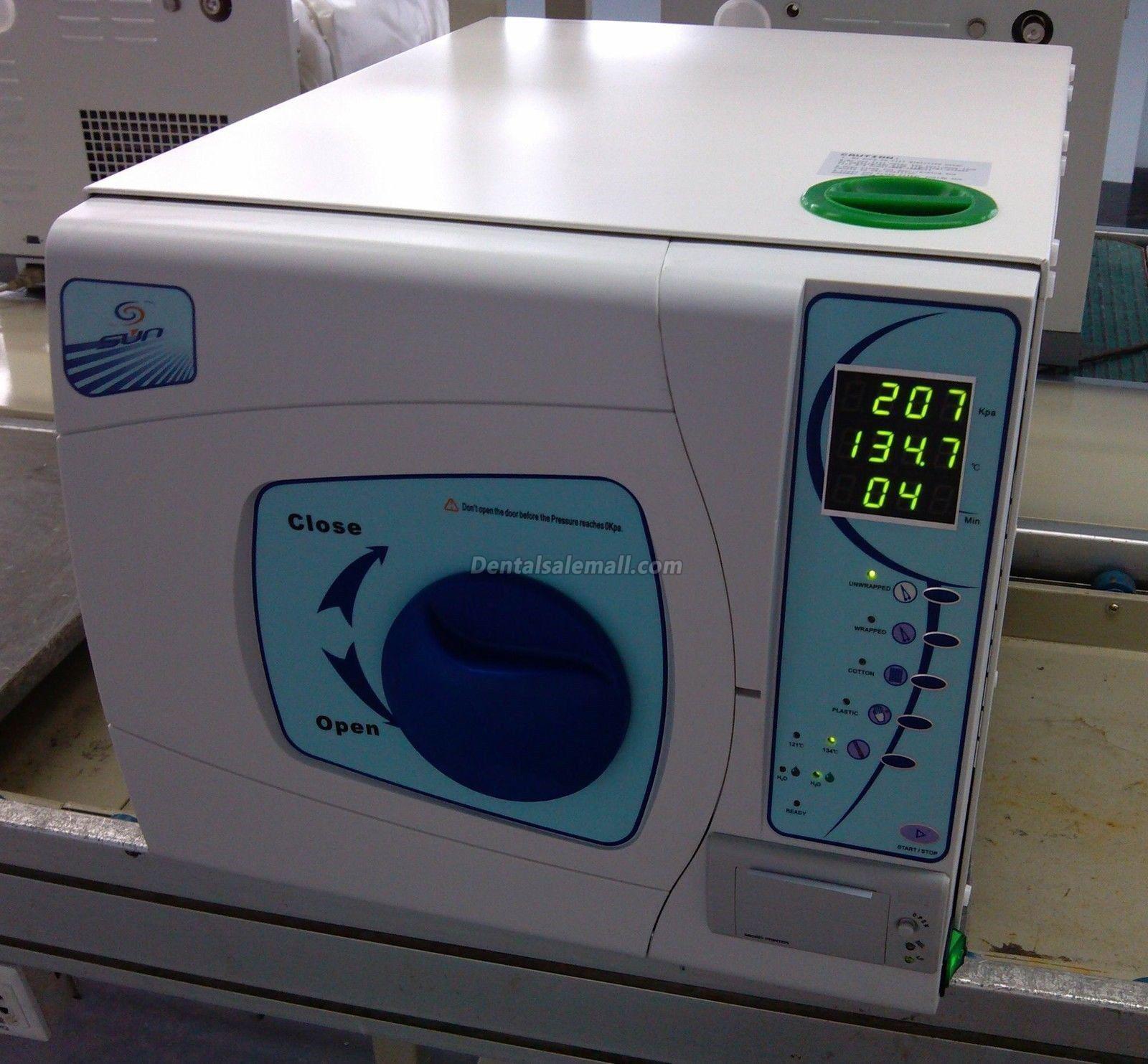 Sun® SUN-II-D 18L Professional Dental Medical Autoclave Sterilizer Vacuum Steam with Printer image 6