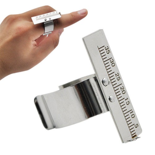5-Piece Root Canal Dental Finger Ruler Span Measure Scale Endodontic Instrument Dentist image 1