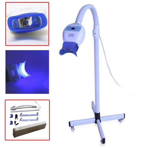Mobile Professional Dental Teeth Whitening LED Lamp Light Bleaching Accelerator Wheel image 1