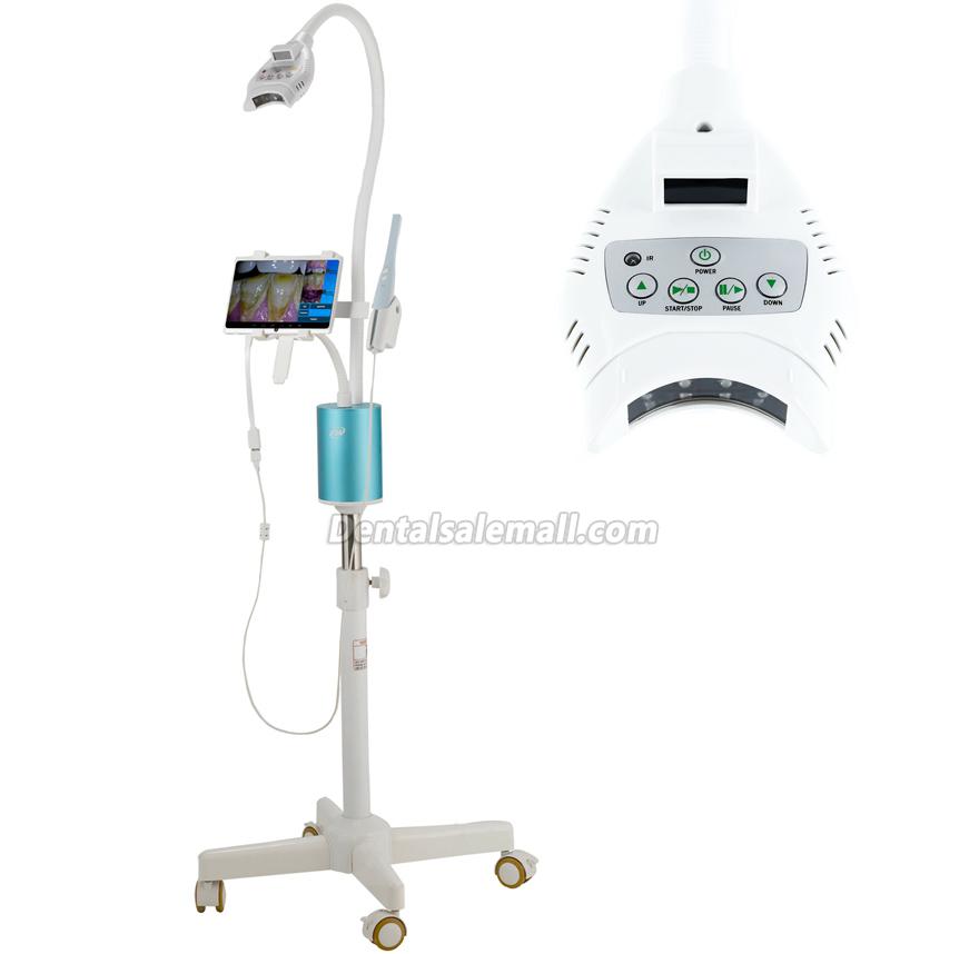 MLG M-66B Professional Professional Dental Led Whitening Lamp Teeth Bleaching Light with 7 Inch LCD Monitor image 2