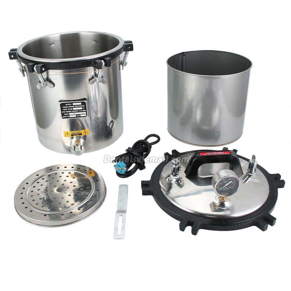 18L High Pressure Steam Sterilizer Medical Professional Dental Tattoo Autoclave Sterilization image 5