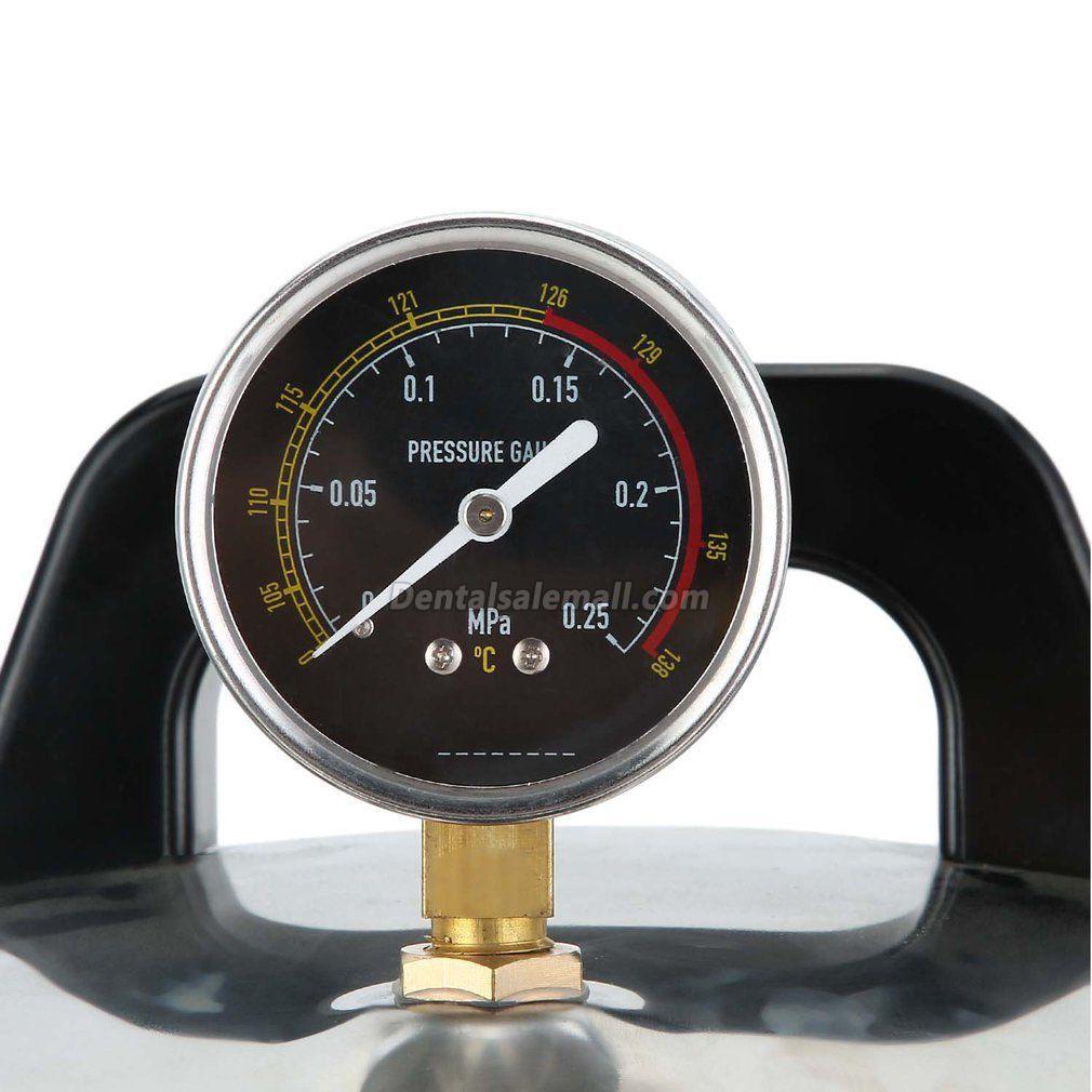 18L High Pressure Steam Sterilizer Medical Professional Dental Tattoo Autoclave Sterilization image 6