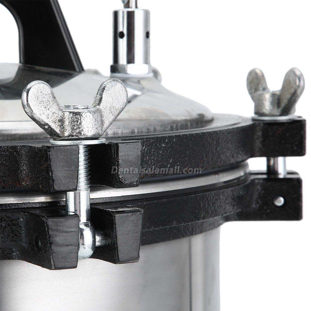 18L High Pressure Steam Sterilizer Medical Professional Dental Tattoo Autoclave Sterilization image 10