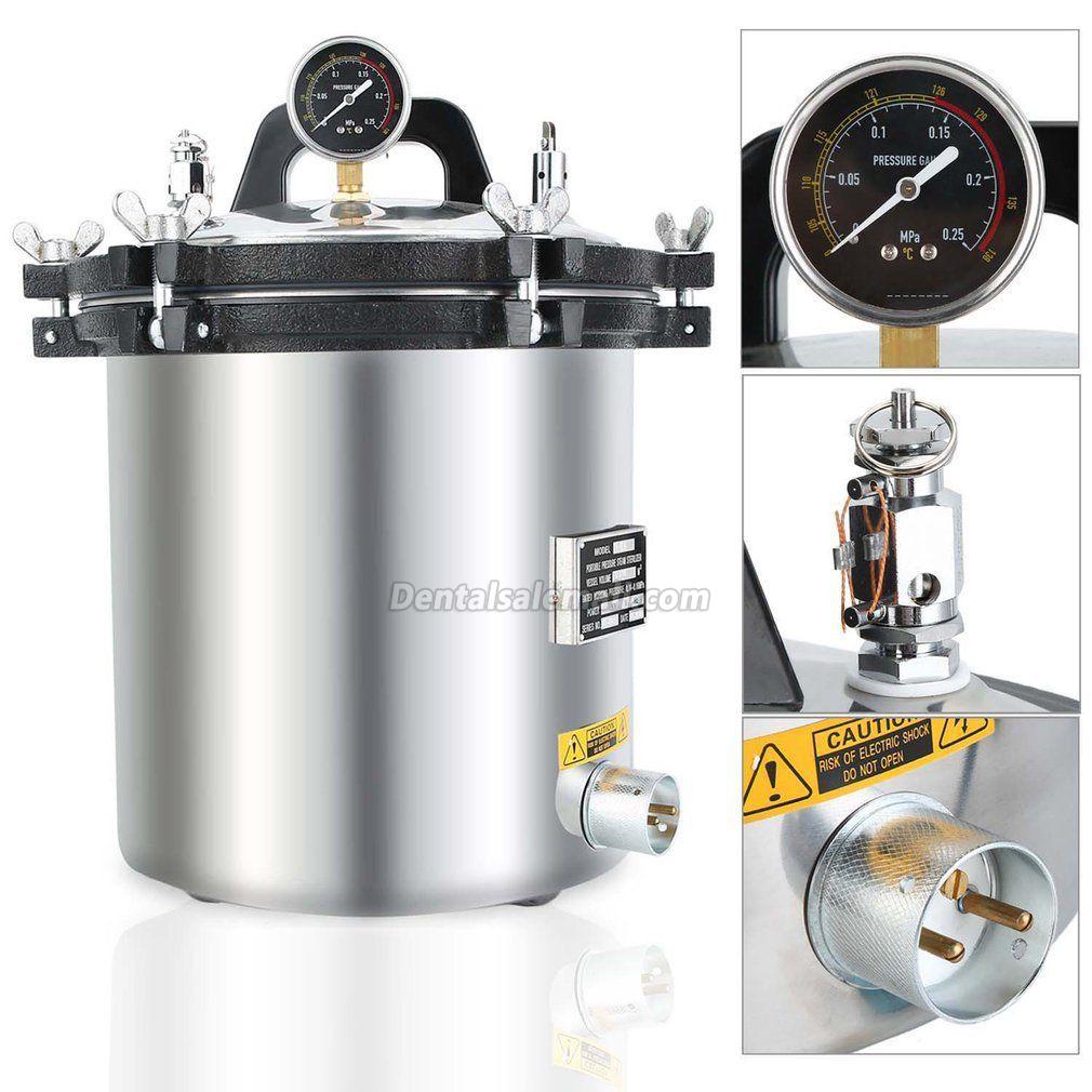 18L High Pressure Steam Sterilizer Medical Professional Dental Tattoo Autoclave Sterilization image 12
