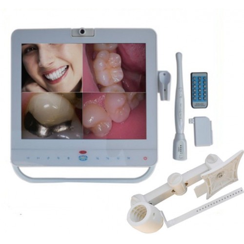 15 Inch Wireless Monitor Intra Oral Camera VGA with VIDED and USB&LCD Holder MD1500W image 1