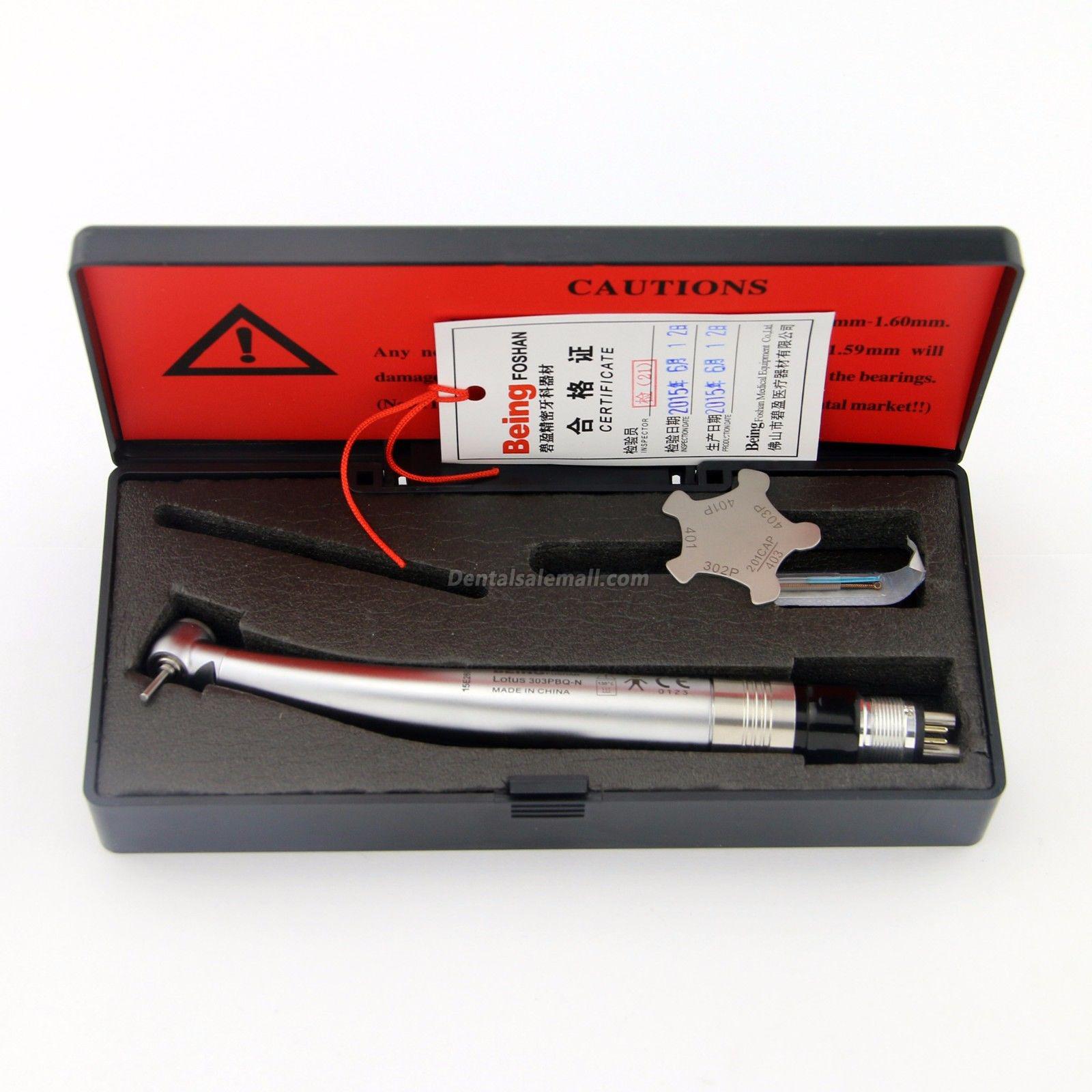 Being Lotus 302/303PBQ Fiber-Optic Turbine Handpiece with NSK Phatelus Coupler for Professional Use image 3