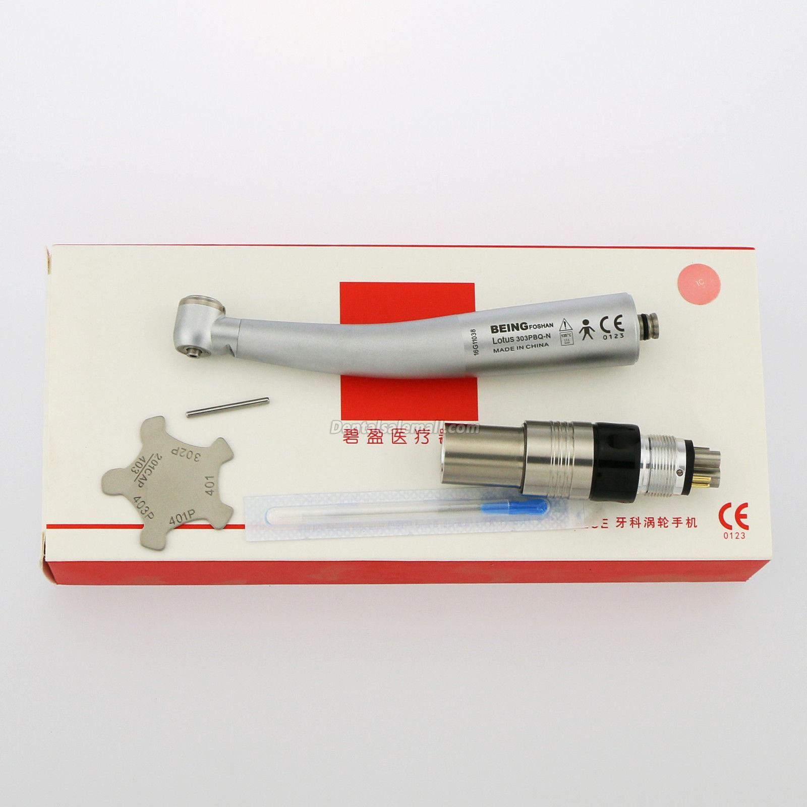 Being Lotus 302/303PBQ Fiber-Optic Turbine Handpiece with NSK Phatelus Coupler for Professional Use image 4