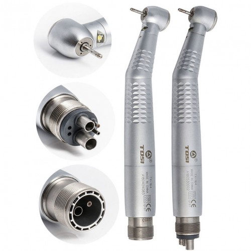 Tosi TX-164 Dental LED High-Speed Turbine Handpiece Air Turbine Standard/Torque 2/4-Hole image 1
