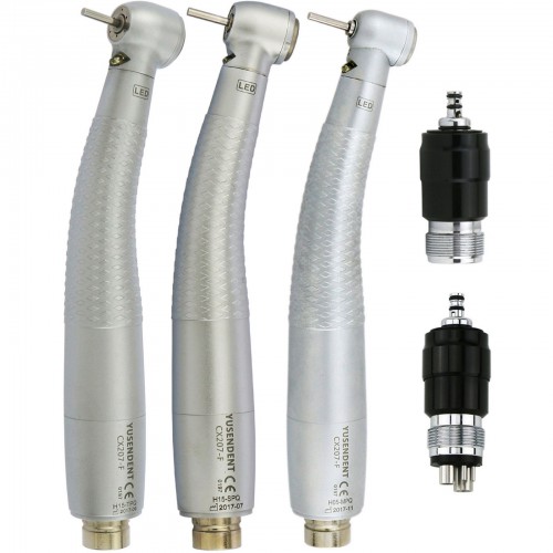 YUSENDENT COXO CX207-F-PQ E-Generator LED High-Speed Handpiece 2/4-Hole NSK Phatelus Coupler for Professional Use image 1