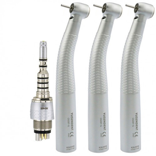 YUSENDENT® CX207-GK-PQ Fiber-Optic Turbine Handpiece, Compatible with KaVo for Professional Use image 2