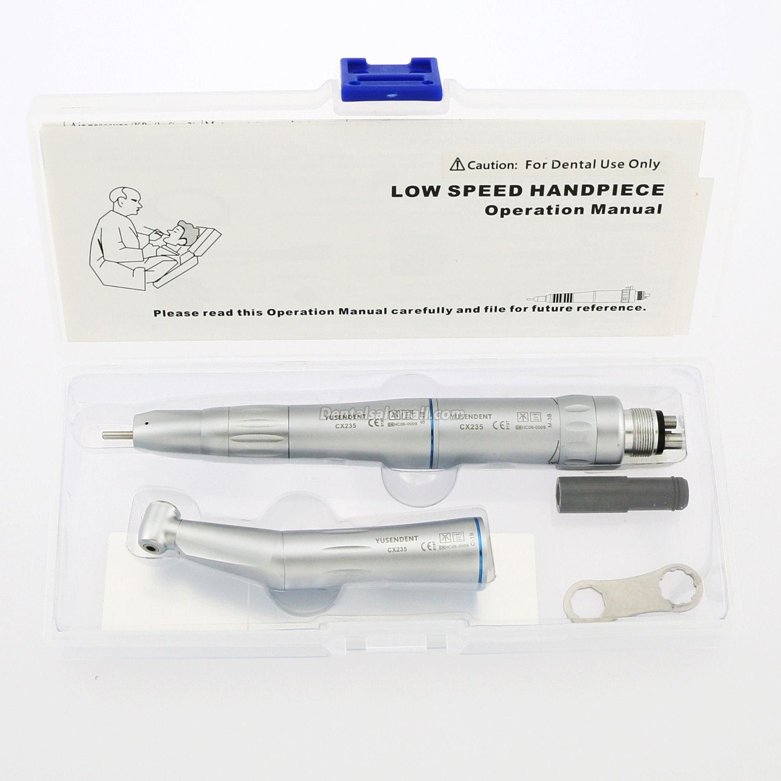 YUSENDENT COXO CX235-B Inner Water Low-Speed Contra-Angle Air Motor Straight Handpiece Kit for Professional Use image 4