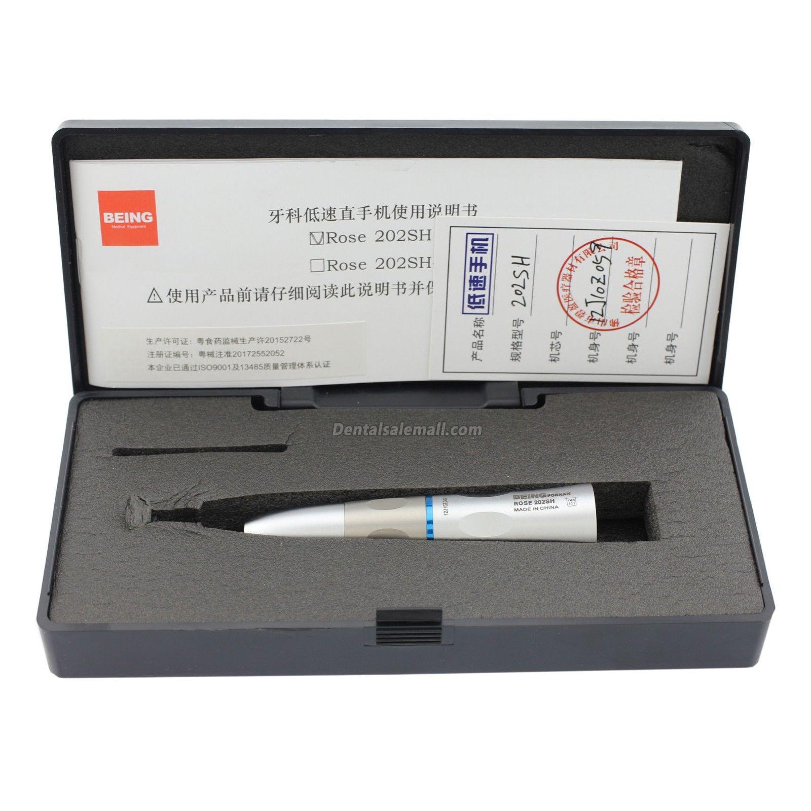 Being Rose202SH Professional Dental Inner Water Slow Speed Straight Handpiece Nose Cone image 11