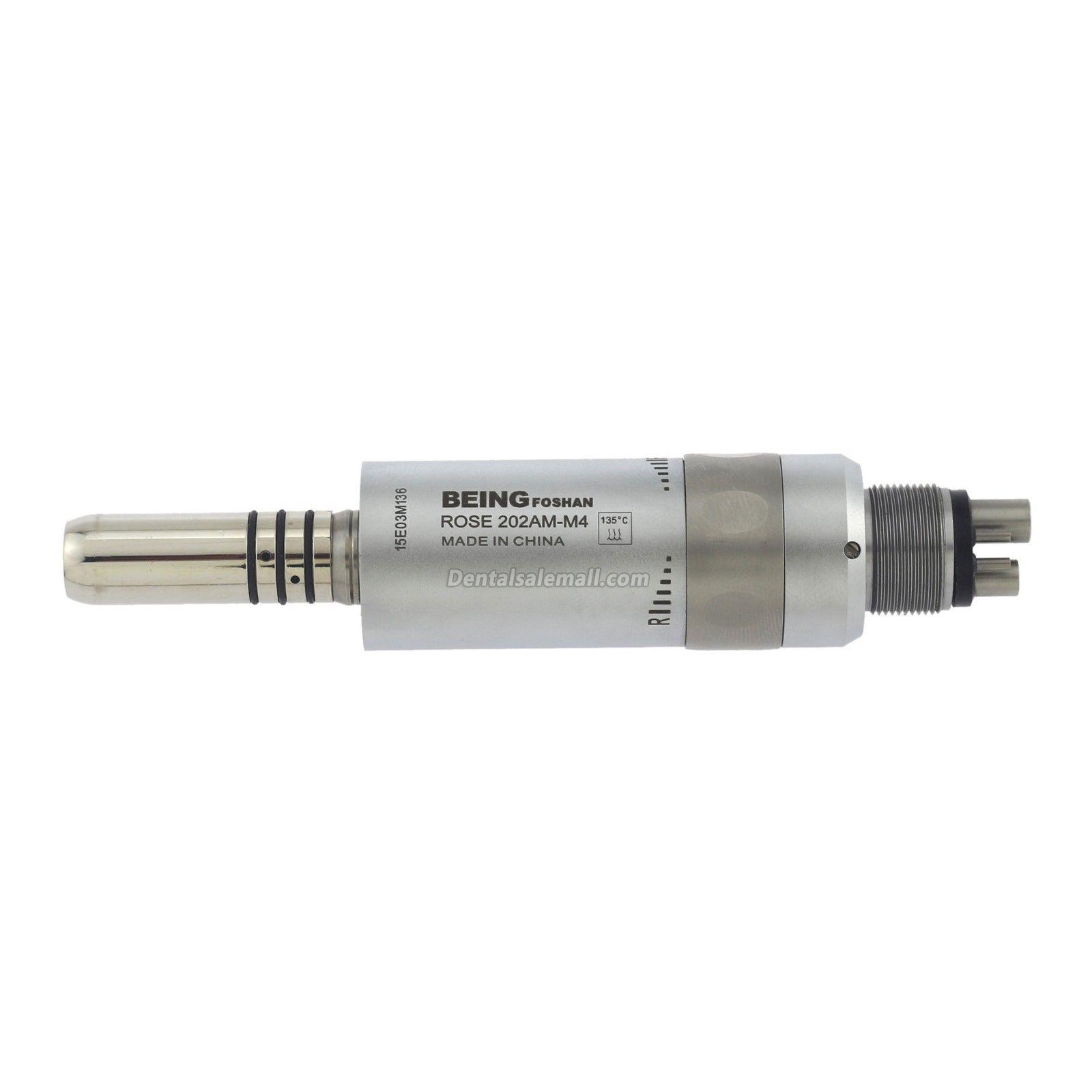 Being Professional Dental Low-Speed Intra Head Contra-Angle Air Motor Handpiece Kit 4-Hole image 3