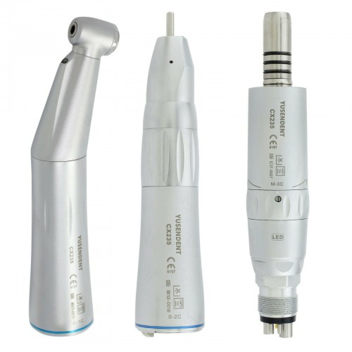 YUSENDENT COXO CX235-1C Fiber-Optic LED Low-Speed Contra-Angle Air Motor Handpiece Kit for Professional Use image 1
