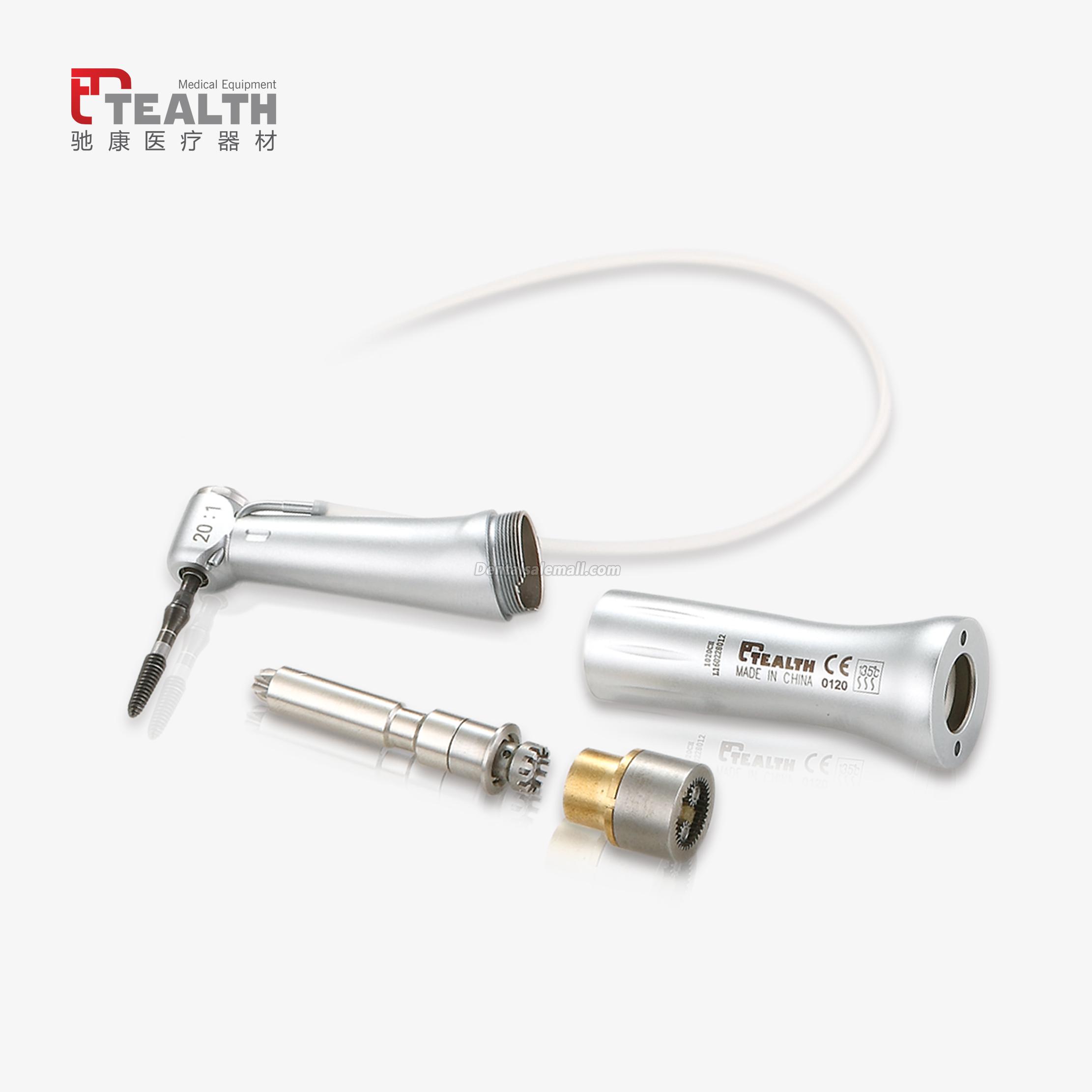 Tealth 3203CH Detachable 20:1 Professional Dental Implant Reduction Contra-Angle Handpiece image 4