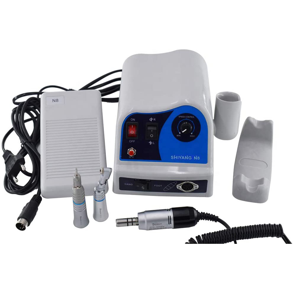 SHIYANG N8 Micro Motor with Straight & Contra-Angle Handpiece, Compatible and Marathon image 2