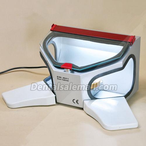 AiXin EM-BX1 Professional Dental Lab Sandblasting Sand Blaster Dust Cabinet Cold Light Sandblaster image 2