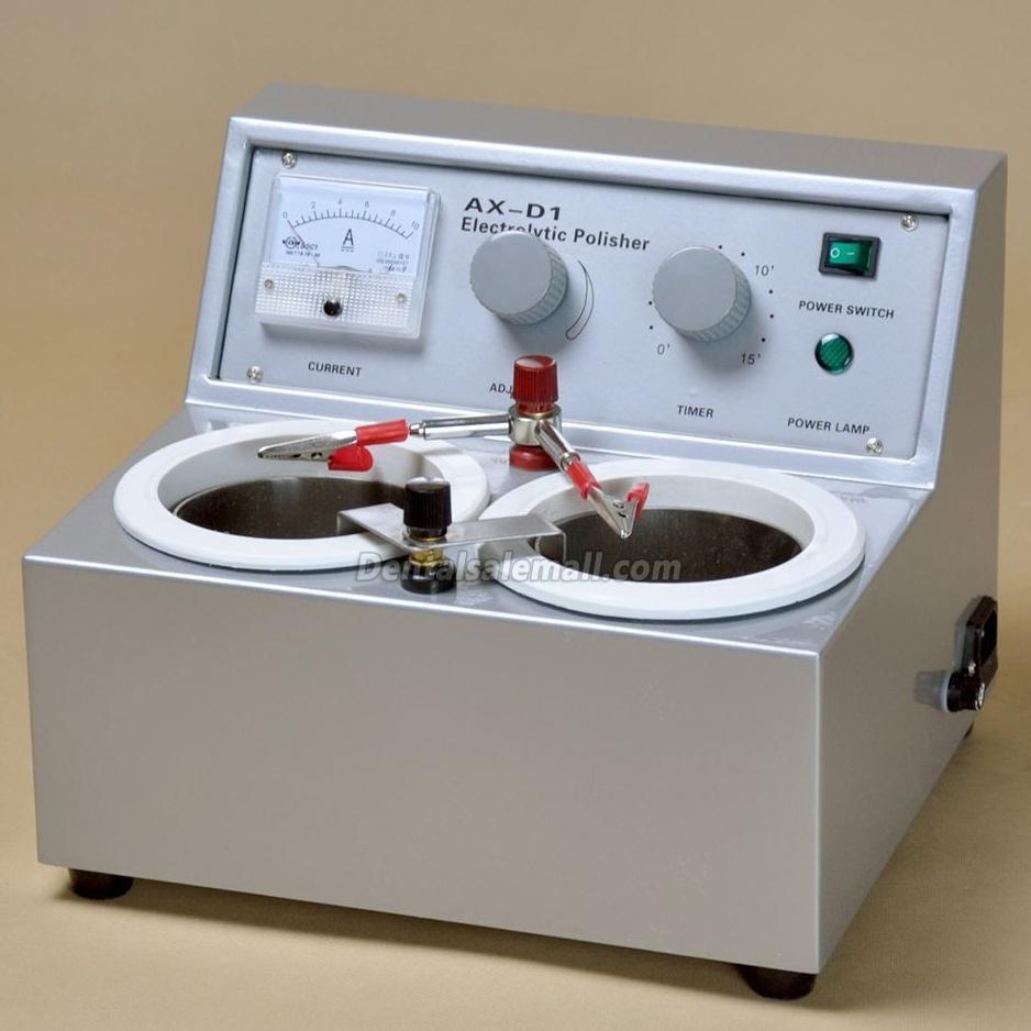 AiXin AX-D1 Professional Dental Lab Electrolytic Polisher with Two Water Bath Equipment image 2