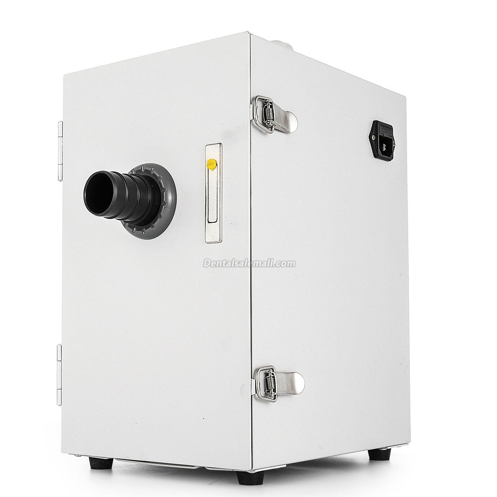JT-26 370W Professional Dental Lab Single-Row Dust Collector Vacuum Cleaner Machine image 4